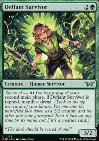 Defiant Survivor - Duskmourn: House of Horrors