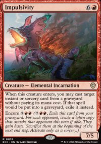 Impulsivity - Lorwyn Eclipsed Commander Decks
