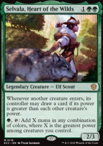 Selvala, Heart of the Wilds - Lorwyn Eclipsed Commander Decks