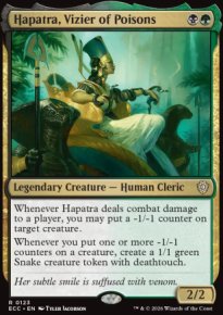 Hapatra, Vizier of Poisons - Lorwyn Eclipsed Commander Decks