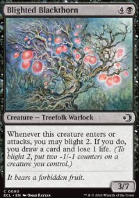 Blighted Blackthorn - Lorwyn Eclipsed