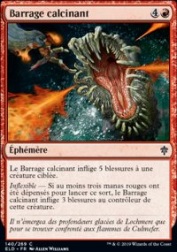 Barrage calcinant - 