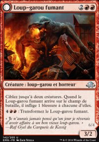 Loup-garou fumant<br>Loup de l'effroi en ruption