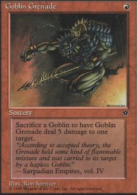 Goblin Grenade - Fallen Empires