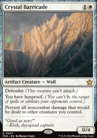 Crystal Barricade - Foundations