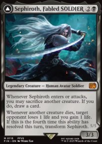 <br>Sephiroth, One-Winged Angel
