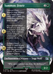 Summon: Fenrir - Final Fantasy