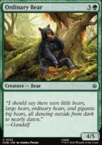 Ordinary Bear - The Hobbit