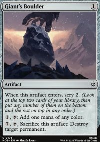 Giant's Boulder - The Hobbit