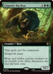 Gigantic Big Bear - The Hobbit