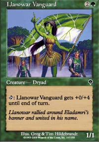 Avant-garde de Llanowar - Invasion