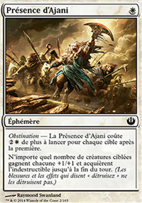 Prsence d'Ajani - 