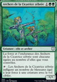 Archers de la Cicatrice zbre - 