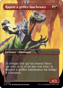 Raptor  griffes faucheuses - 