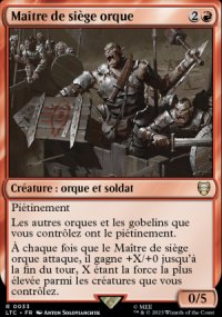 Matre de sige orque - 