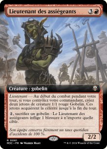 Lieutenant des assigeants - Modern Horizons III Commander Decks