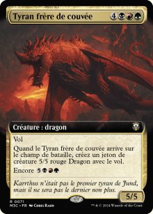 Tyran frre de couve - Modern Horizons III Commander Decks