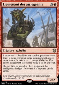 Lieutenant des assigeants - Modern Horizons III Commander Decks