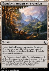 tendues sauvages en volution - Modern Horizons III Commander Decks