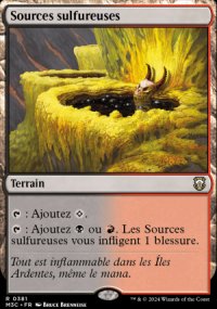 Sources sulfureuses - Modern Horizons III Commander Decks