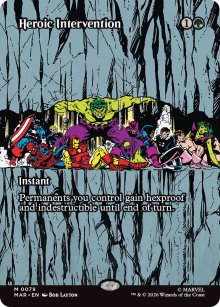 Intervention hroque - Marvel