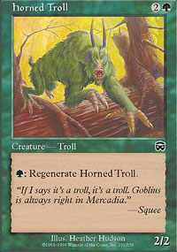 Troll cornu - Mercadian Masques