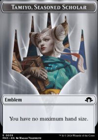 Emblem Tamiyo, Seasoned Scholar - Modern Horizons III