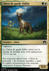 Chien de garde fidle - 