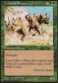 Dferlante de rhinocros - Mirage