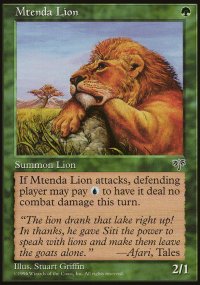 Lion de la Mtenda - Mirage