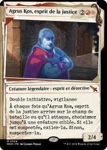 Agrus Kos, esprit de la justice - 