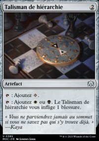 Talisman de hirarchie - 