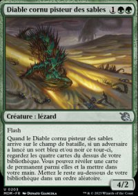 Diable cornu pisteur des sables - 