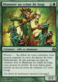 Shamane au crne de loup - 