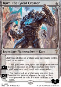 Karn, le grand crateur - Mystery Booster 2