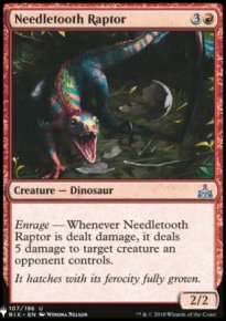 Needletooth Raptor - Mystery Booster 2