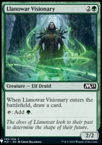 Llanowar Visionary - Mystery Booster 2