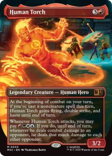 Human Torch - Marvel Super Heroes Commander Decks