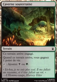 Caverne souterraine - Marvel Super Heroes