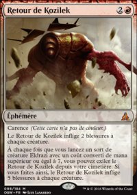 Retour de Kozilek - 