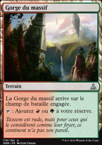 Gorge du massif - 