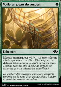 Voile en peau de serpent - 