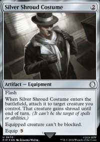Silver Shroud Costume - 