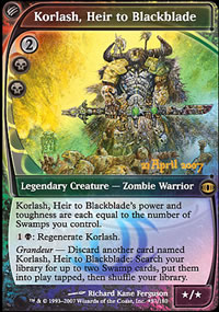 Korlash, hritier de Lamenoire - Prerelease Promos