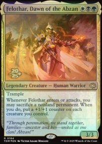 Felothar, Aube des Abzans - Prerelease Promos