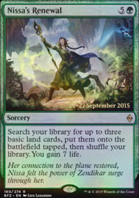 Renouveau de Nissa - Prerelease Promos