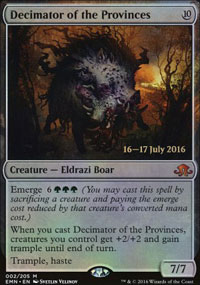 Dcimateur des provinces - Prerelease Promos