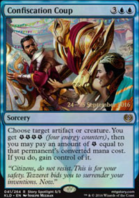 Coup de confiscation - Prerelease Promos