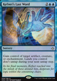 Dernier mot de Kefnet - Prerelease Promos