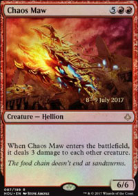 Gueule du chaos - Prerelease Promos